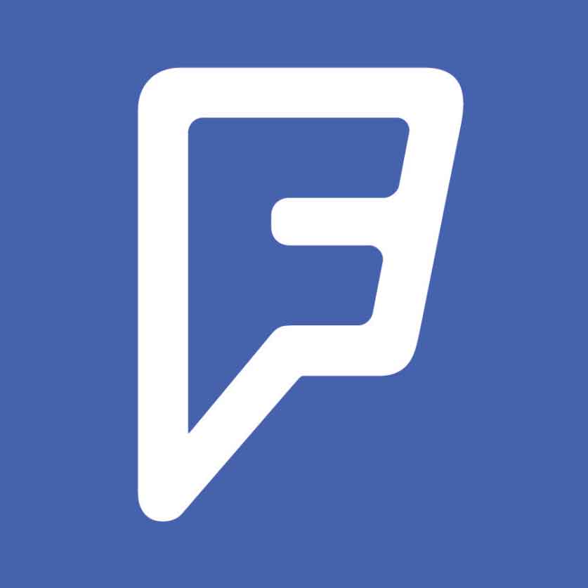 used with foursquare